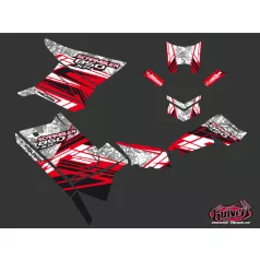   Karosszéria védő dekor matrica készlet Quad POLARIS Spirit Piros Széria
