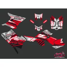   Karosszéria védő dekor matrica készlet Quad POLARIS Spirit Piros Széria
