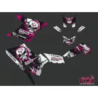 Karosszéria védő dekor matrica készlet Quad POLARIS Trash Fekete/Rózsaszín Széria