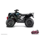 Karosszéria védő dekor matrica készlet Quad POLARIS Trash Fekete/Kék Széria