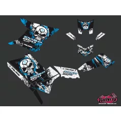   Karosszéria védő dekor matrica készlet Quad POLARIS Trash Fekete/Kék Széria