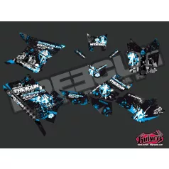   Karosszéria védő dekor matrica készlet Quad POLARIS Freegun Kék Széria