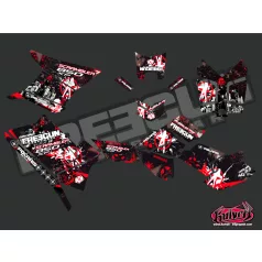  Karosszéria védő dekor matrica készlet Quad POLARIS Freegun Piros Széria