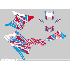   Karosszéria védő dekor matrica készlet Quad POLARIS Kenny Széria