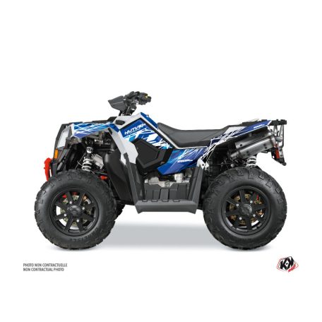 Karosszéria védő dekor matrica készlet Quad POLARIS Eraser Kék Széria