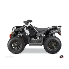   Karosszéria védő dekor matrica készlet Quad POLARIS Zombies dark Fekete Széria