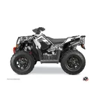 Karosszéria védő dekor matrica készlet Quad POLARIS Predator Fehér Széria