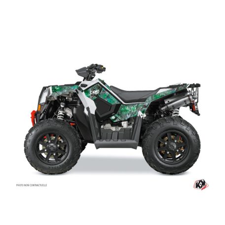Karosszéria védő dekor matrica készlet Quad POLARIS Camo Zöld Széria