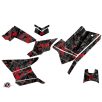   Karosszéria védő dekor matrica készlet Quad POLARIS Camo Fekete/Piros Széria