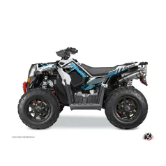   Karosszéria védő dekor matrica készlet Quad POLARIS Blade Kék Széria