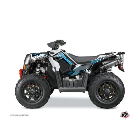 Karosszéria védő dekor matrica készlet Quad POLARIS Blade Kék Széria