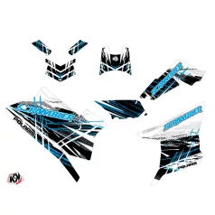   Karosszéria védő dekor matrica készlet Quad POLARIS Blade Kék Széria