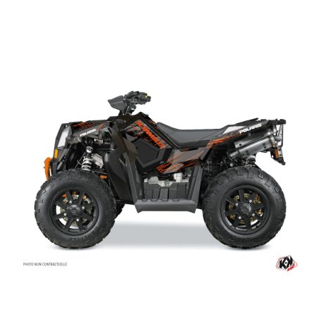 Karosszéria védő dekor matrica készlet Quad POLARIS Blade Narancs Széria