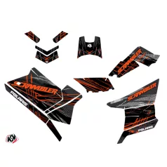   Karosszéria védő dekor matrica készlet Quad POLARIS Blade Narancs Széria