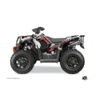 Karosszéria védő dekor matrica készlet Quad POLARIS Blade Piros Széria
