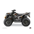 Karosszéria védő dekor matrica készlet Quad POLARIS Lifter Narancs Széria