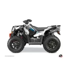 Karosszéria védő dekor matrica készlet Quad POLARIS Visor Kék Széria