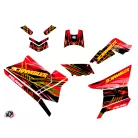 Karosszéria védő dekor matrica készlet Quad POLARIS Blade Piros/Sárga Széria