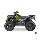 Karosszéria védő dekor matrica készlet Quad POLARIS Evil Szürke/Zöld Széria