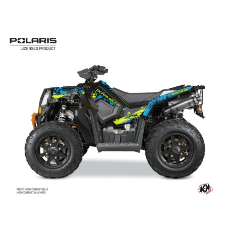 Karosszéria védő dekor matrica készlet Quad POLARIS Chaser Kék Széria