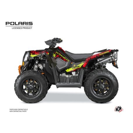 Karosszéria védő dekor matrica készlet Quad POLARIS Chaser Fekete Széria
