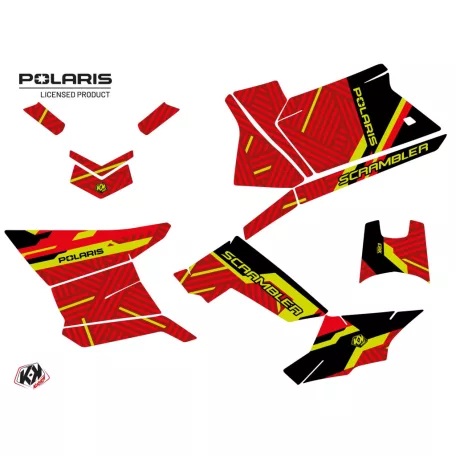 Karosszéria védő dekor matrica készlet Quad POLARIS Epik Fekete Széria