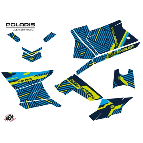Karosszéria védő dekor matrica készlet Quad POLARIS Epik Kék Széria