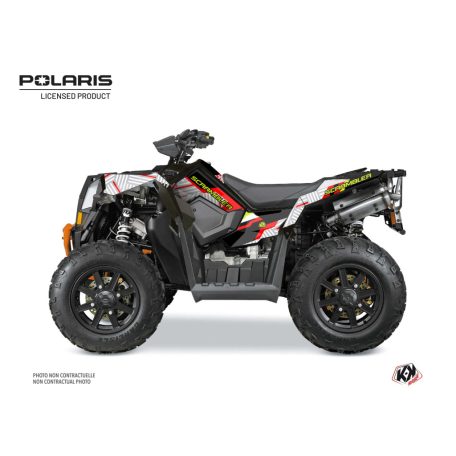 Karosszéria védő dekor matrica készlet Quad POLARIS Epik Fehér Széria