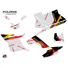   Karosszéria védő dekor matrica készlet Quad POLARIS Epik Fehér Széria