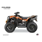 Karosszéria védő dekor matrica készlet Quad POLARIS Stun Fehér Széria