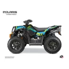 Karosszéria védő dekor matrica készlet Quad POLARIS Stun Kék Széria