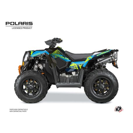 Karosszéria védő dekor matrica készlet Quad POLARIS Stun Kék Széria