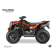   Karosszéria védő dekor matrica készlet Quad POLARIS Stun Fekete Széria