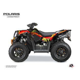   Karosszéria védő dekor matrica készlet Quad POLARIS Stun Fekete Széria