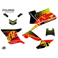   Karosszéria védő dekor matrica készlet Quad POLARIS Stun Fekete Széria