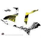 Karosszéria védő dekor matrica készlet Quad POLARIS Eraser fluo Sárga Széria