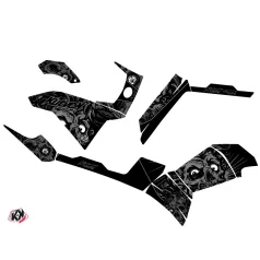   Karosszéria védő dekor matrica készlet Quad POLARIS Zombies dark Fekete Széria