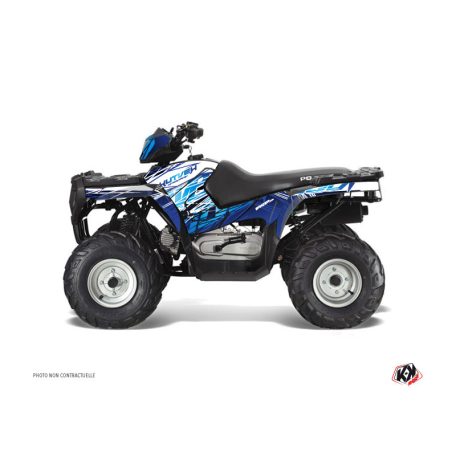 Karosszéria védő dekor matrica készlet Quad POLARIS Eraser Kék Széria