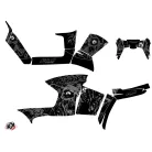 Karosszéria védő dekor matrica készlet Quad POLARIS Zombies dark Fekete Széria
