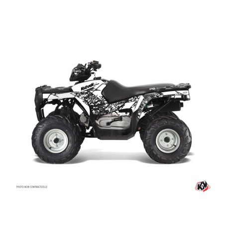 Karosszéria védő dekor matrica készlet Quad POLARIS Predator Fehér Széria