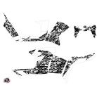 Karosszéria védő dekor matrica készlet Quad POLARIS Predator Fehér Széria