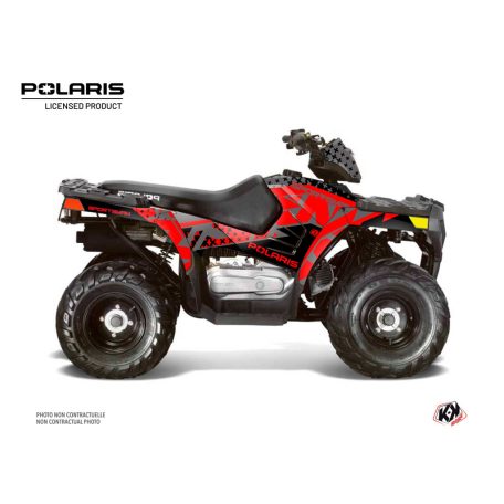 Karosszéria védő dekor matrica készlet Quad POLARIS Stun Fekete Széria