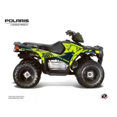   Karosszéria védő dekor matrica készlet Quad POLARIS Stun Zöld Széria