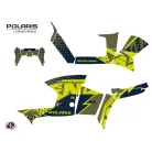 Karosszéria védő dekor matrica készlet Quad POLARIS Stun Zöld Széria