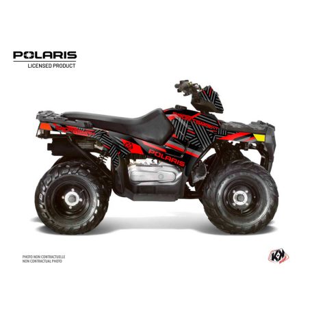 Karosszéria védő dekor matrica készlet Quad POLARIS Epik Fekete Széria