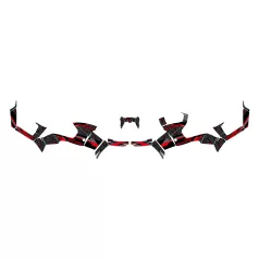   Karosszéria védő dekor matrica készlet Quad POLARIS Epik Fekete Széria