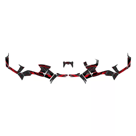 Karosszéria védő dekor matrica készlet Quad POLARIS Epik Fekete Széria