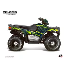   Karosszéria védő dekor matrica készlet Quad POLARIS Epik Zöld Széria