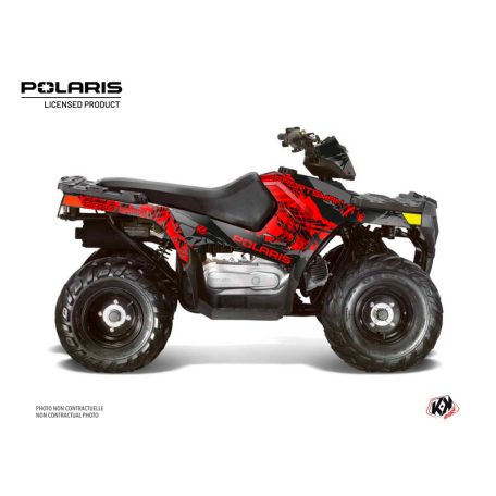 Karosszéria védő dekor matrica készlet Quad POLARIS Chaser Fekete Széria