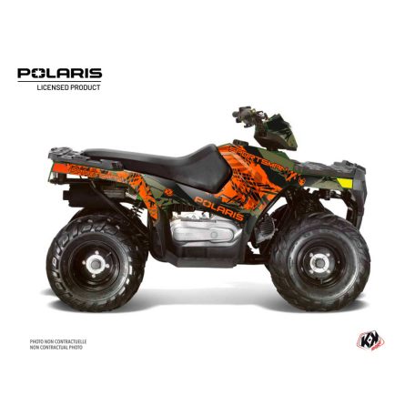 Karosszéria védő dekor matrica készlet Quad POLARIS Chaser Zöld Széria